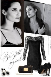 Angelina Jolie &amp; little black dress