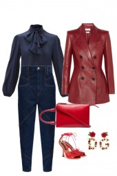 The Lady Weekend look for a apple shape 