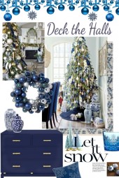 Holiday Interiors:  Deck the Halls (in Blue)