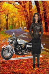 Motocycle Lady