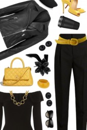 black and yellow