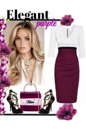 Elegant purple