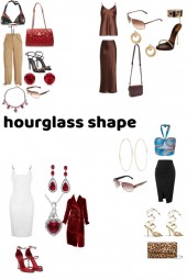 hourglass shape