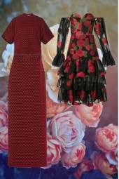 rose dresses i made 