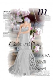 Wedding dress magazine front