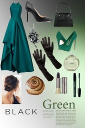 Slytherin Look 4: Yule Ball