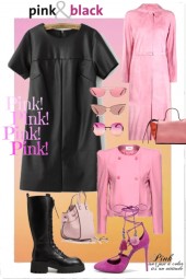 Pink and black 
