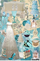 Ivory Blue Wedding Day