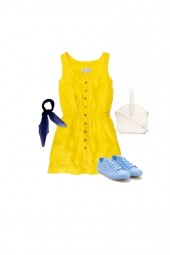 Casual4-Complementario-Vestido amarillo.