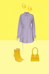 COLOR SCHEME STYLING (purple &amp; yellow)