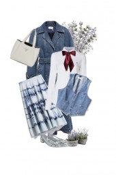 Spring denim coat