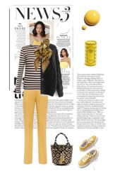 Yellow and stripes