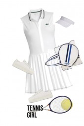 Tennis Girl in Summer