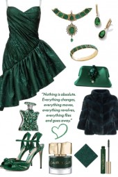 Green Party Dress 1