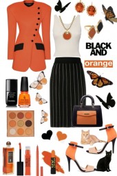 Orange And Black#1