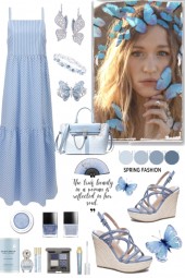 Spring Blue Dress 1