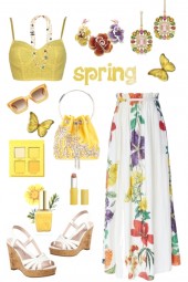 Spring Flowered Skirt
