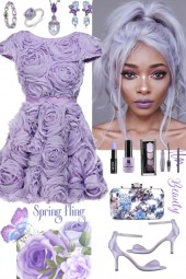 #360 Special Occasion Lavender Dress