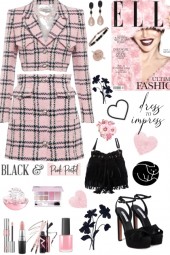 #533 2023 Pink And Black Suit