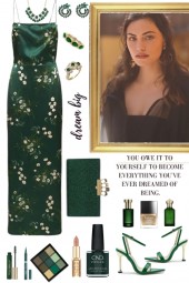 #647 2023 Special Occasion Green Gown