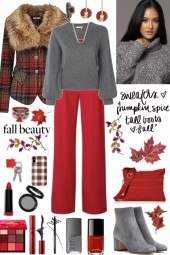 #809 2023  Fall Gray and Red