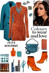 #836 2023 Turquoise and Orange