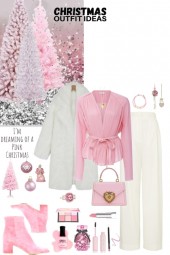 #910 2023 Pink Christmas Outfit