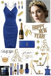 #921  2023 New Years Blue And Gold