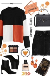 Orange Black