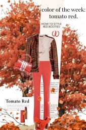 TOMATO RED COLOR OF THE WEEK