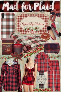 Mad For Red Plaid 