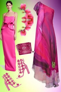 Outfits in magenta