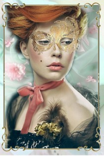 Gold mask 25