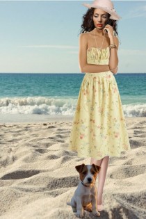 Walking along the beach