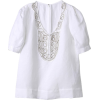 プランピーナッツパフスリーブレース刺しゅうブラウス - 半袖シャツ・ブラウス - ¥15,750 