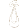 ガリャルダガランテ３連パールロングネックレス - Necklaces - ¥9,345  ~ £63.10