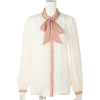 スカラップ　衿ピンタック／ＢＬ - Long sleeves shirts - ¥3,465  ~ £23.40