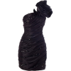 ブラックローズスパンミニドレス - Obleke - 