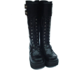 ロリータ黒ブーツ - Boots - 