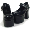 黒ロリータ靴 - Schuhe - 