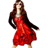Girl In Red Dress - 模特（真人） - 