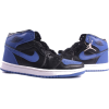  Black/Blue-Air Jordan 1 Nike  - Klasični čevlji - 