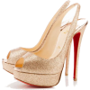  Gold Christian Louboutin Lady - Classic shoes & Pumps - 