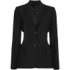 Helmut Lang cutout cotton blend blazer - Jacket - coats - $1,020.00 
