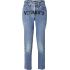  Vetements + Levi's embroidered mid-rise - Traperice - 