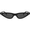  Vintage Ladies Clear Cat Eye Glass - Sunglasses - $8.40 