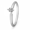 10KT White Gold Marquise Diamond Solitaire Promise Ring (1/10 cttw) - Rings - $149.00  ~ £113.24