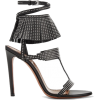 110 studded fringed leather sandals - Klassische Schuhe - 