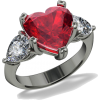 18 Kt White Gold Diamond Ring - Prstenje - 