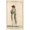 1807 costume parisien fashion plate - Иллюстрации - 